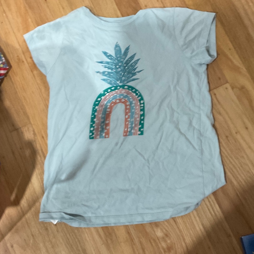 Tea Collection Light Blue Graphic Tee